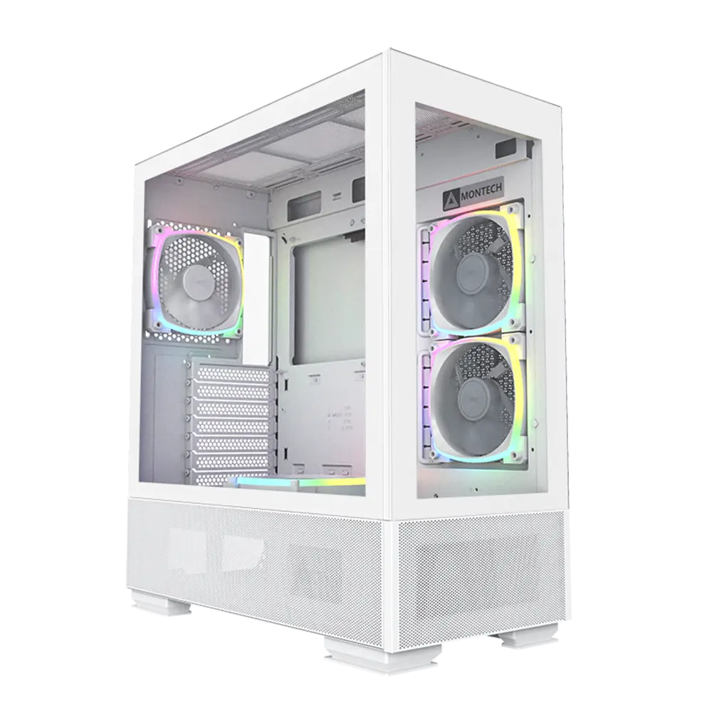 Montech Sky Two | Mid-Tower White Case in Qatar